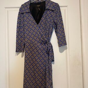 Laundry by Shelli Segal wrap dress s